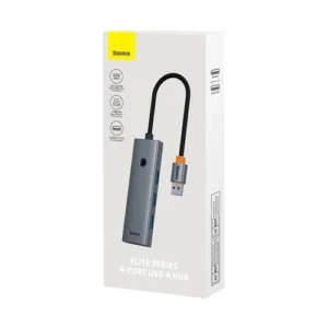 USB HUB - Baseus Flite Series 4 Port HUB Space Grey - USB A to USB 3.0* 4 - B00052800812-03