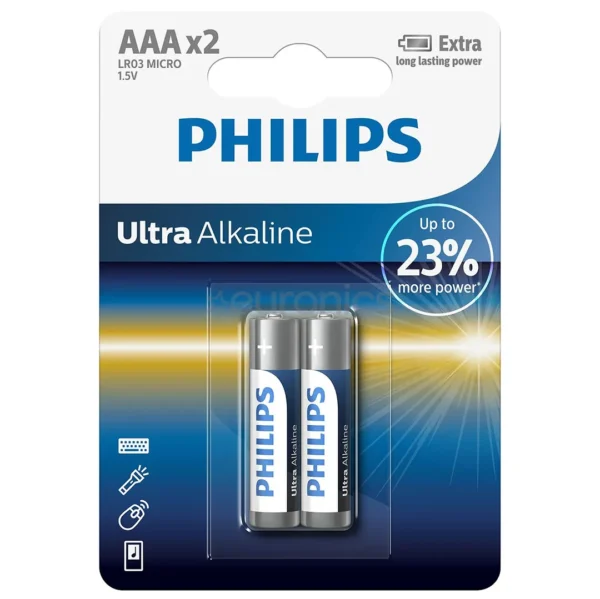 Battry Philips Akaline AAA (2)