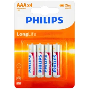 Battry Philips Carbon AAA (4)